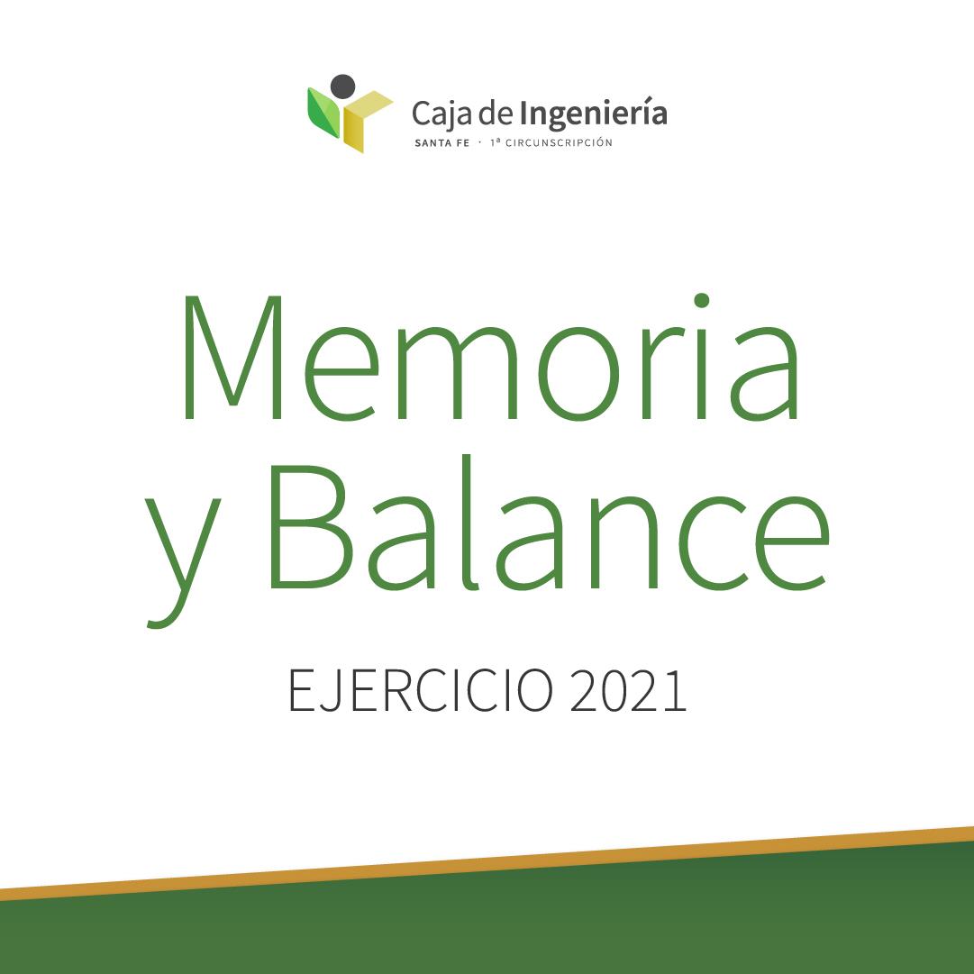 Memoria y Balance 2021