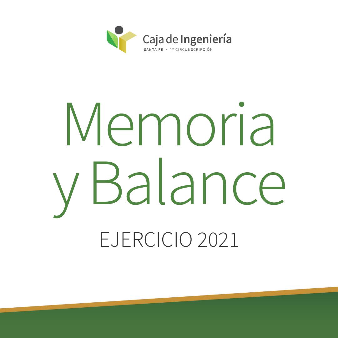 Memoria y Balance 2021